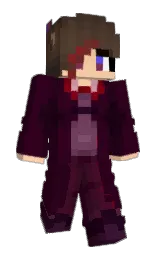Mrcupcake_550's Minecraft skin wearing the Twisted cape