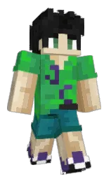 JellyCreeper's Minecraft skin wearing the Migrator cape