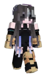 NEP33's Minecraft skin wearing the Zombie Horse cape