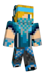 silver chalice and black Minecraft skin — Slim model — first worn by BlueNinjaX00