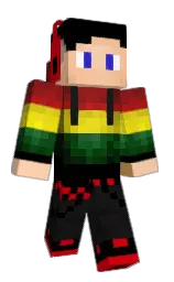 GUBRUXO's Minecraft skin wearing the 15th Anniversary cape