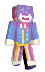 chetwode blue and wisteria Minecraft skin — Slim model — first worn by OTAKUTRON