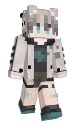 swiss coffee and cinderella Minecraft skin — Slim model — first worn by Foodie0404
