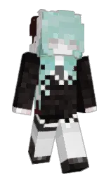 SaintCiel's Minecraft skin wearing the Aurora cape