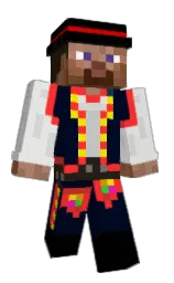 blue charcoal and midnight Minecraft skin — Classic model