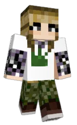 white and givry Minecraft skin — Classic model — first worn by cerezacanibal