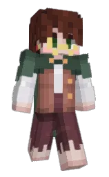 WitheredEmerald's Minecraft skin wearing the Pan cape
