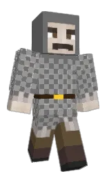 dove gray and dusty gray Minecraft skin — Classic model — first worn by revenuemaster