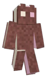 beauty bush and albescent white Minecraft skin — Classic model — first worn by davinboy1998