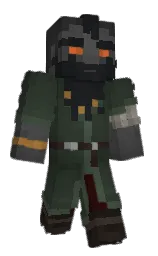 heavy metal Minecraft skin — Classic model — first worn by _Noer