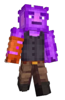 Front of Gurvill's skin