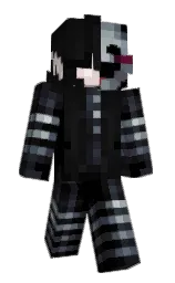 black and baltic sea Minecraft skin — Slim model