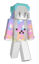 alabaster and apricot peach Minecraft skin — Slim model — first worn by 3654725483765428