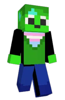 Front of Jaxbyte's skin