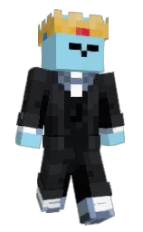 black and shark Minecraft skin — Slim model — first worn by ITSSP1DER
