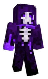 violet and jaguar Minecraft skin — Classic model — first worn by black0ut76