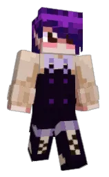 violet and vanilla Minecraft skin — Classic model