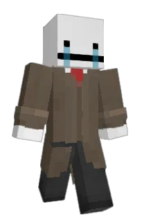 Front of G0LDMASK's skin