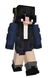 pickled bluewood and cod gray Minecraft skin — Slim model — first worn by H3Y1T5A3RYN