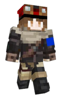 Front of Kinscrin's skin