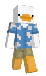 Xnono12X's Minecraft skin wearing the Migrator cape