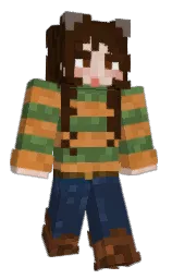 chalet green and cloud burst Minecraft skin — Classic model