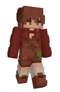 Front of theBlueberryBug's skin