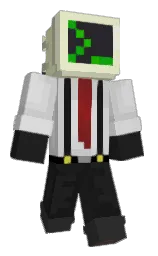 silver and alto Minecraft skin — Classic model — first worn by Limusss