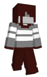 paco and gray Minecraft skin — Slim model — first worn by ClownAmoeba