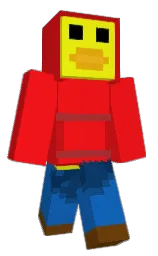 red ribbon and ripe lemon Minecraft skin — Slim model — first worn by cooper1508