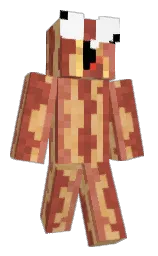 BaconCompass's Minecraft skin wearing the Migrator cape