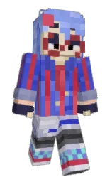 Almanyte's Minecraft skin wearing the Pan cape