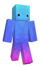 poter711's Minecraft skin wearing the Purple Heart cape