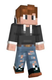 Front of Enibeensko's skin
