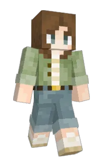 Front of Maemma's skin