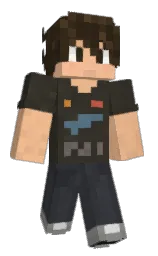 armadillo and gold sand Minecraft skin — Slim model — first worn by Picuu