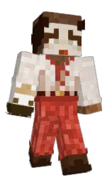 wood bark and graphite Minecraft skin — Classic model — first worn by CookieWitch719