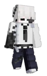 athens gray and charade Minecraft skin — Slim model