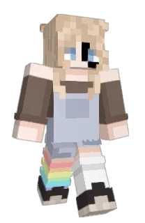 Front of AnyCLW's skin