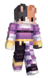 bunniper's Minecraft skin wearing the Pan cape