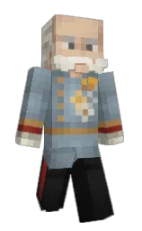 HyperAustra's Minecraft skin wearing the Migrator cape