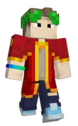 Laul1kK's Minecraft skin wearing the 15th Anniversary cape