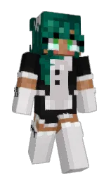 lndiana's Minecraft skin wearing the Cherry Blossom cape