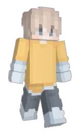 golden sand and clam shell Minecraft skin — Slim model — first worn by HendawgYT
