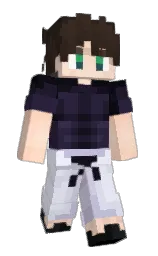 cinder and titan white Minecraft skin — Slim model — first worn by dh033