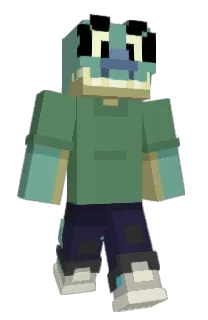 Front of IsopodFood's skin