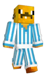10W40's Minecraft skin wearing the Pan cape