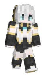 rose white and mine shaft Minecraft skin — Classic model