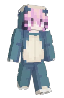 Front of CyberRei's skin