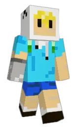picton blue and cararra Minecraft skin — Slim model — first worn by Hazelp